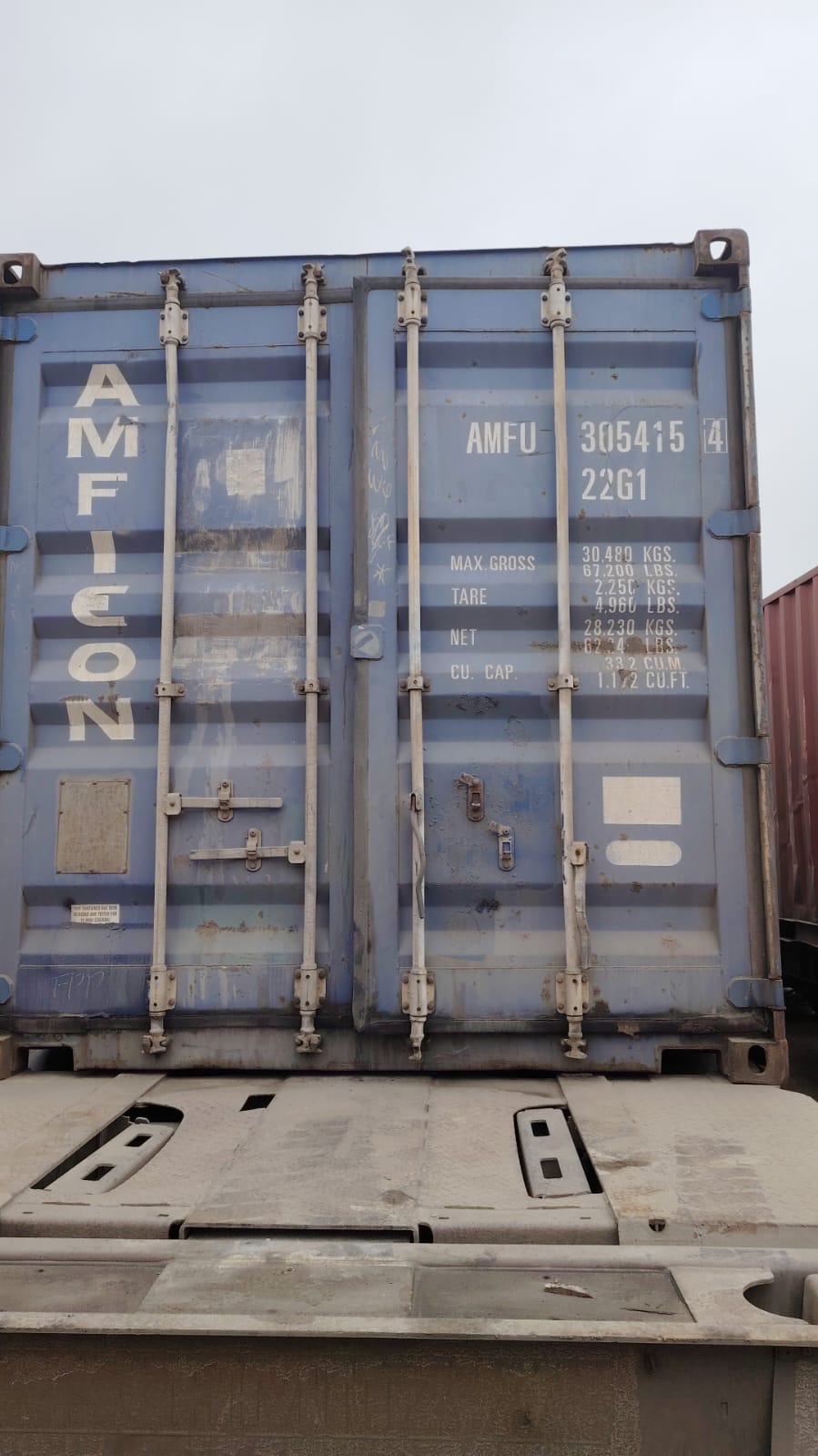 Морской контейнер AMFU3054154