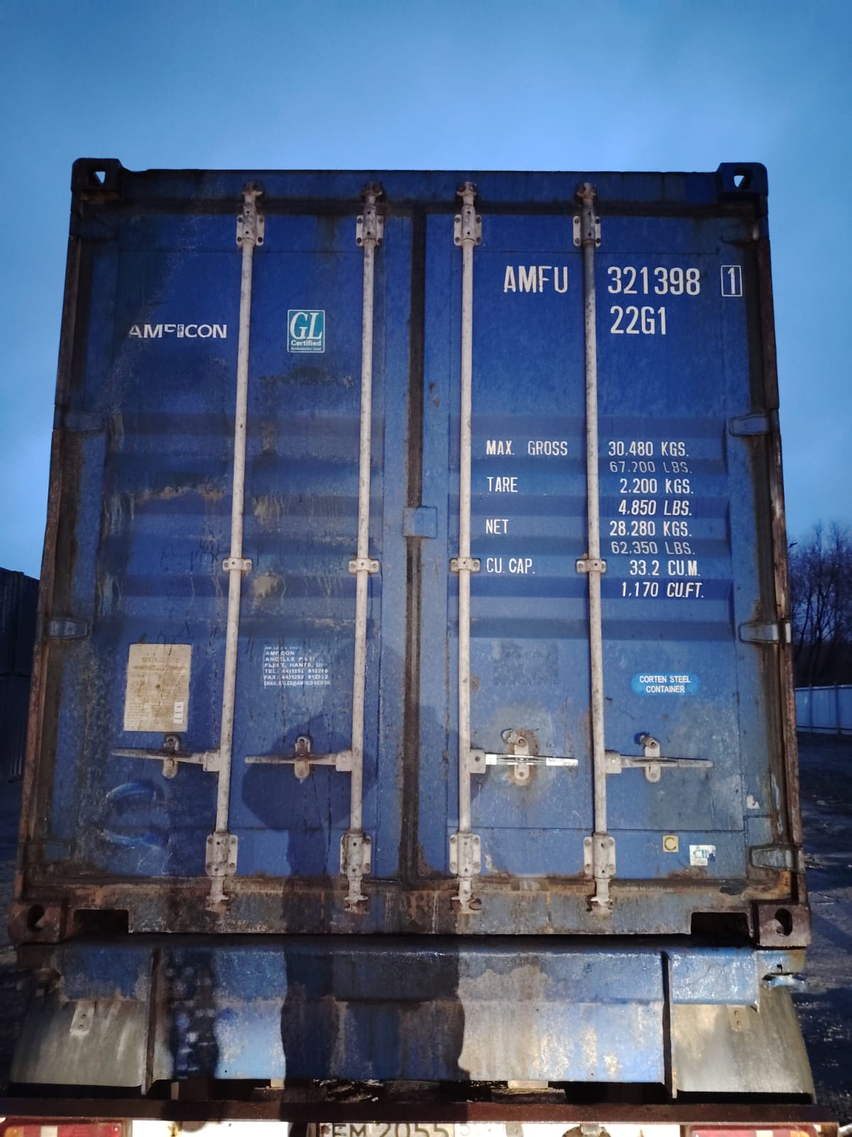 Морской контейнер AMFU3213981