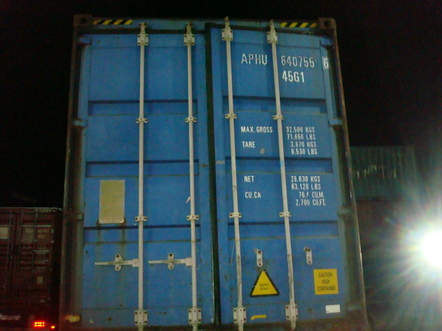 Морской контейнер APHU6407556