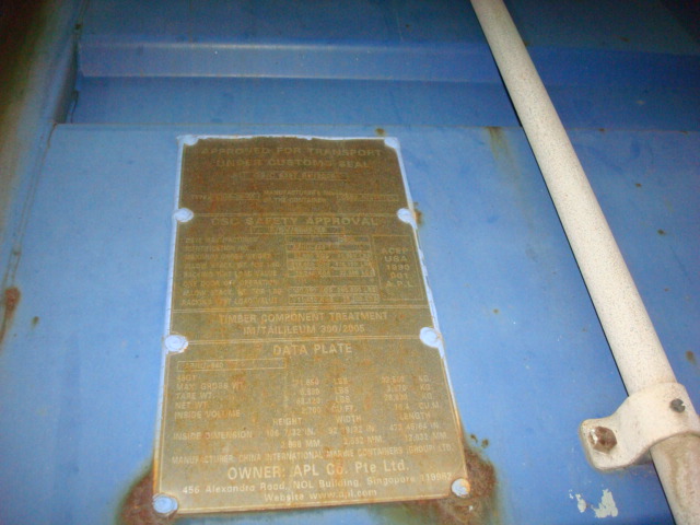 Морской контейнер APHU6407556