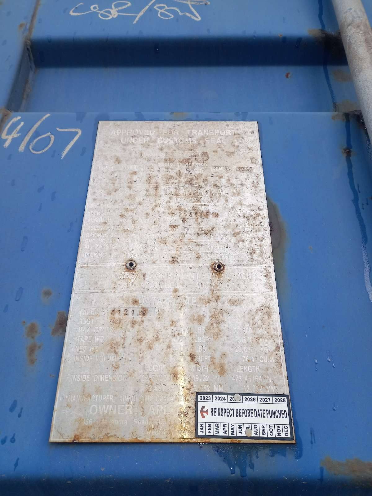 Морской контейнер APHU6641219