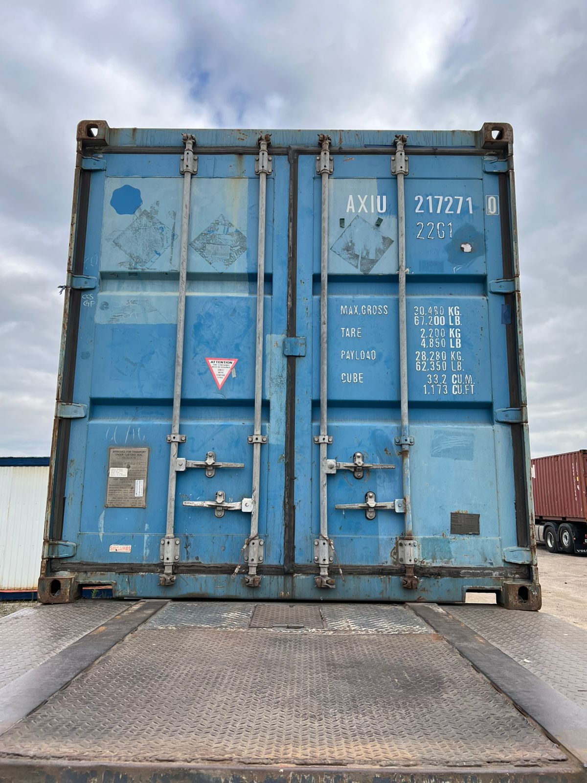 Морской контейнер AXIU2172710