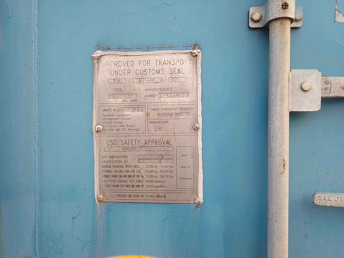 Морской контейнер AXIU4301082