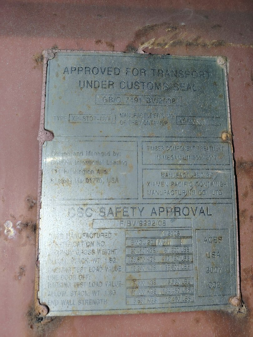 Морской контейнер BMOU2018269