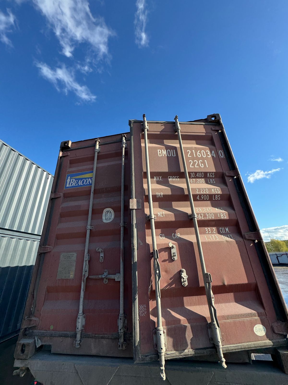 Морской контейнер BMOU2160340