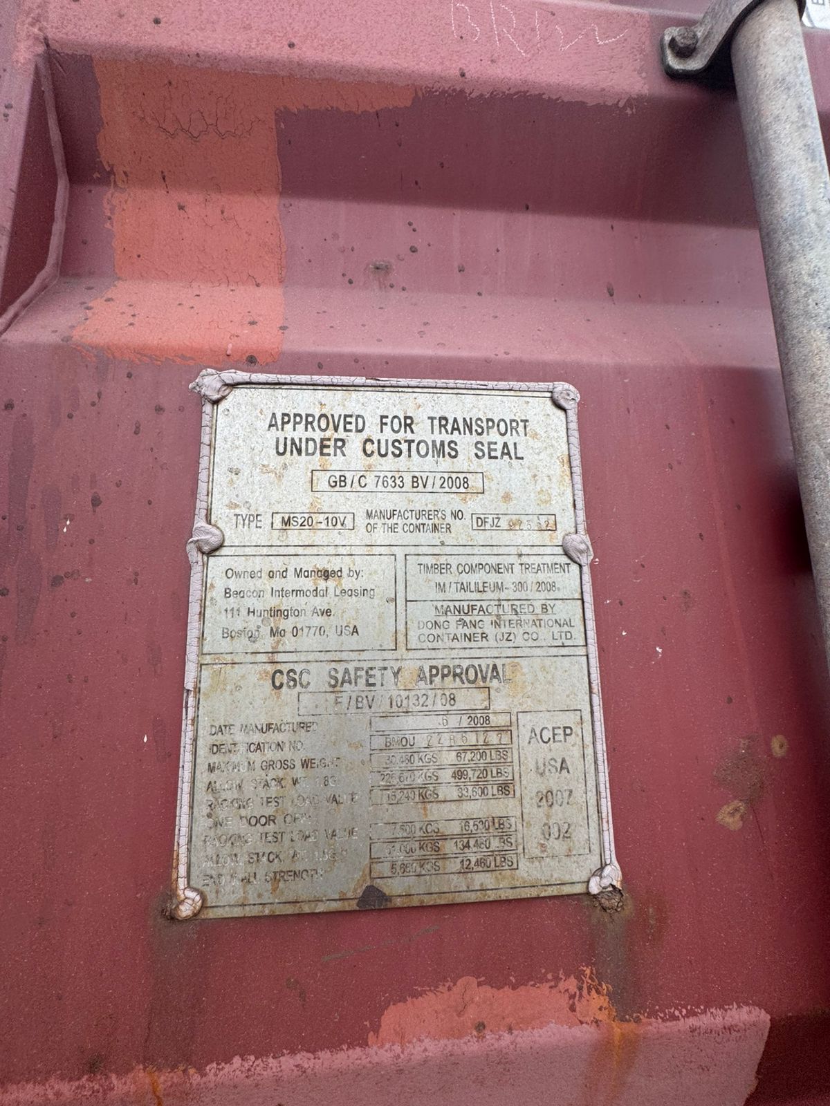 Морской контейнер BMOU2286127