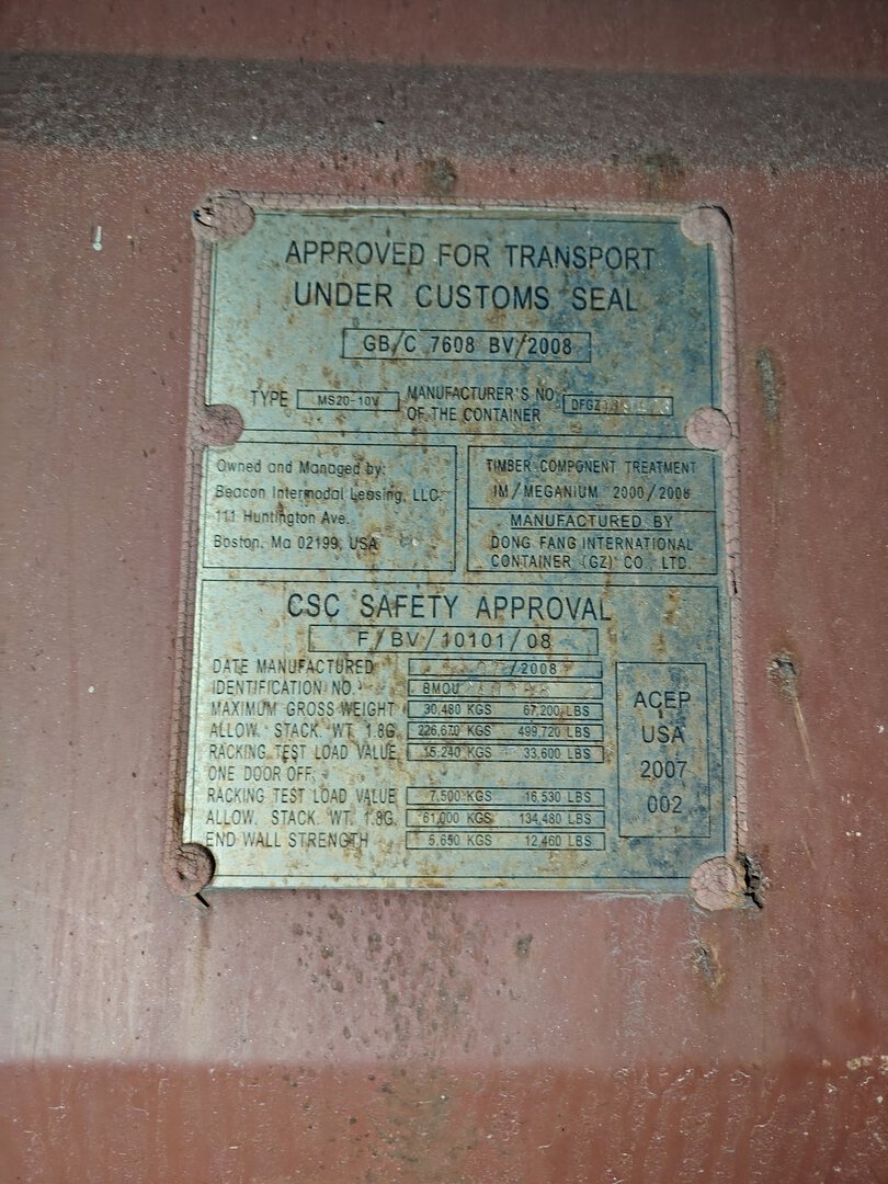 Морской контейнер BMOU2403882