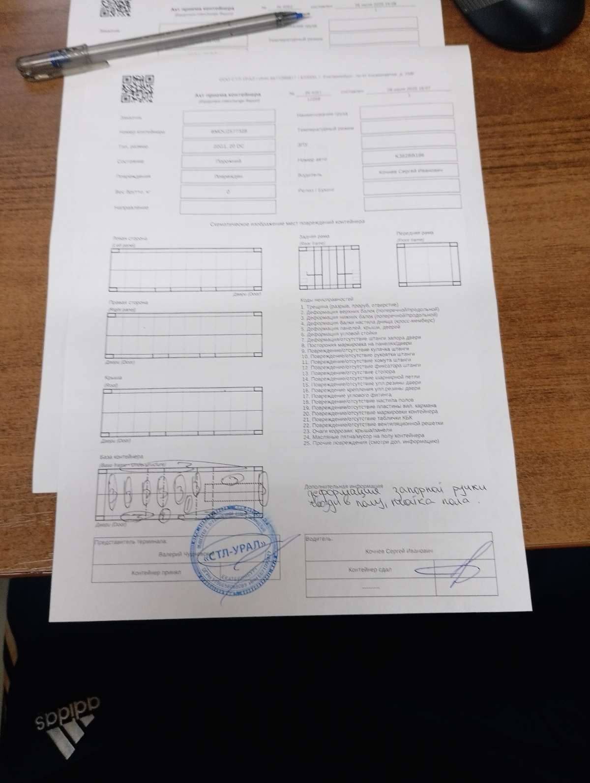 Морской контейнер BMOU2577328