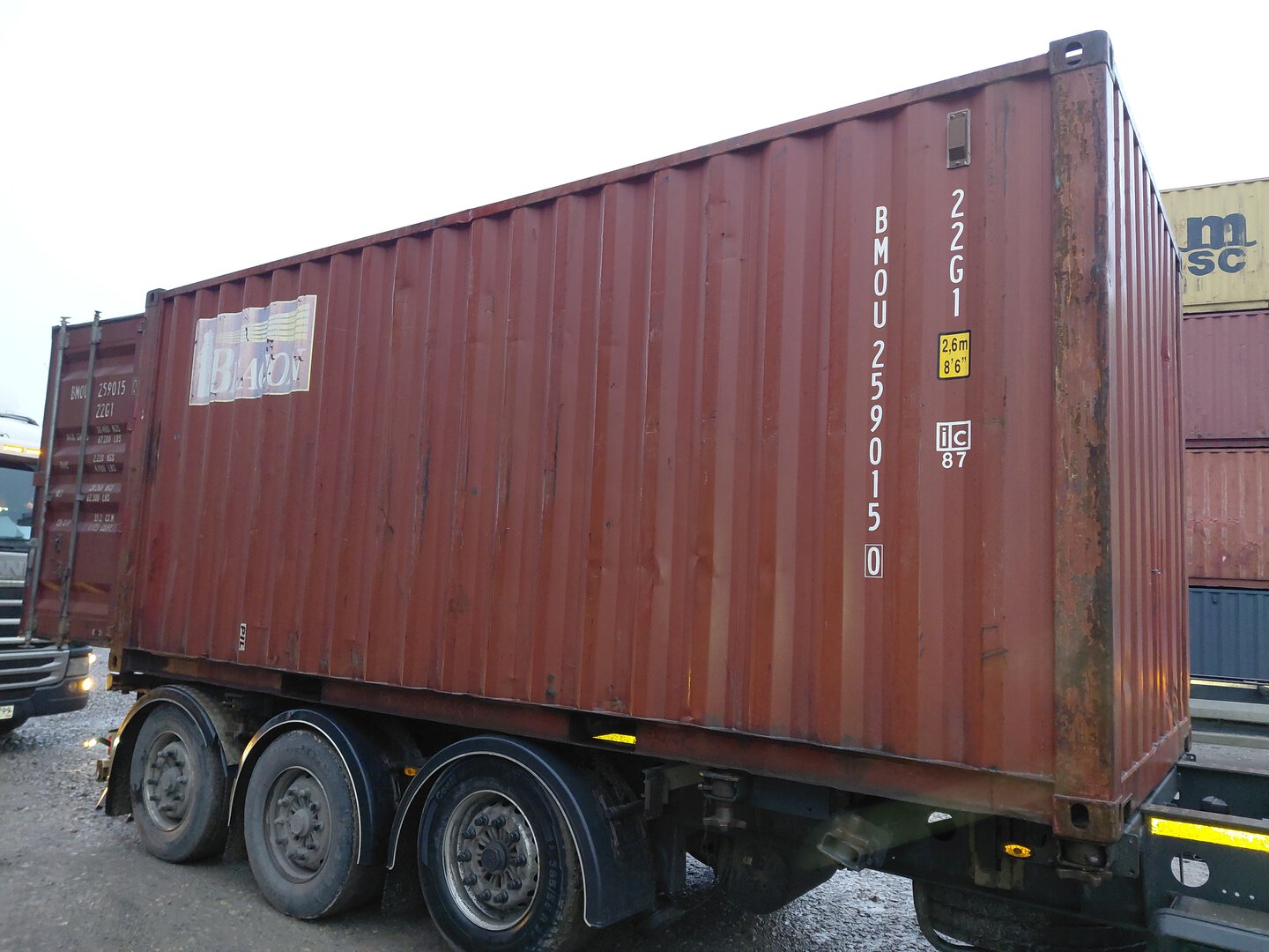 Морской контейнер BMOU2590150
