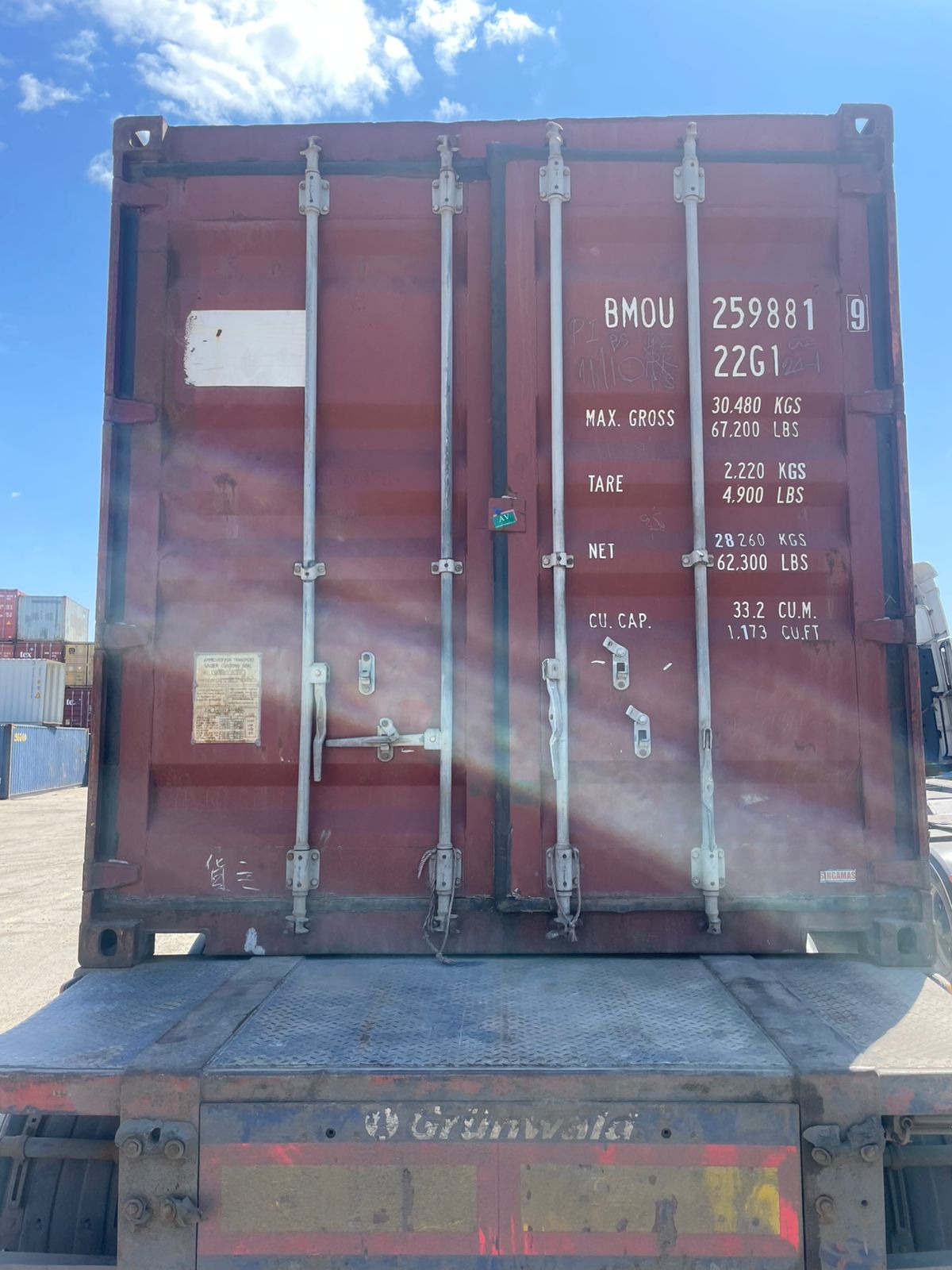 Морской контейнер BMOU2598819