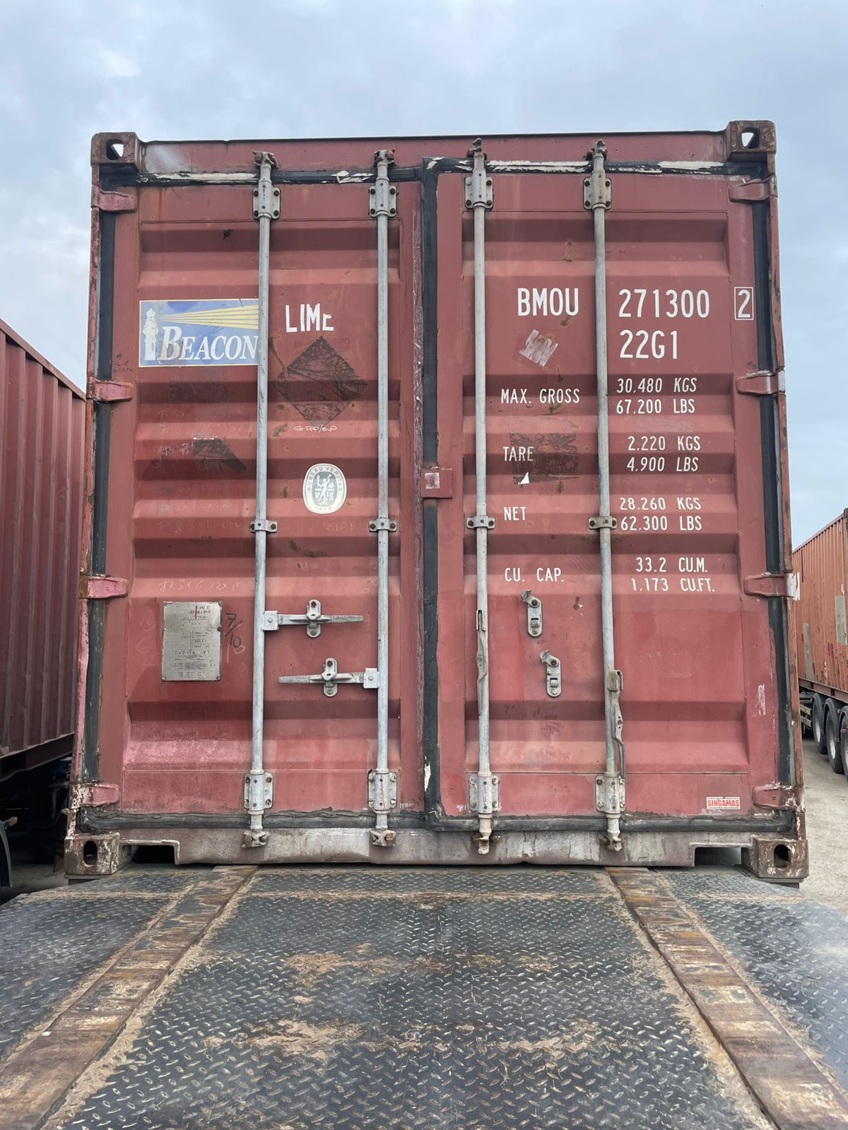 Морской контейнер BMOU2713002