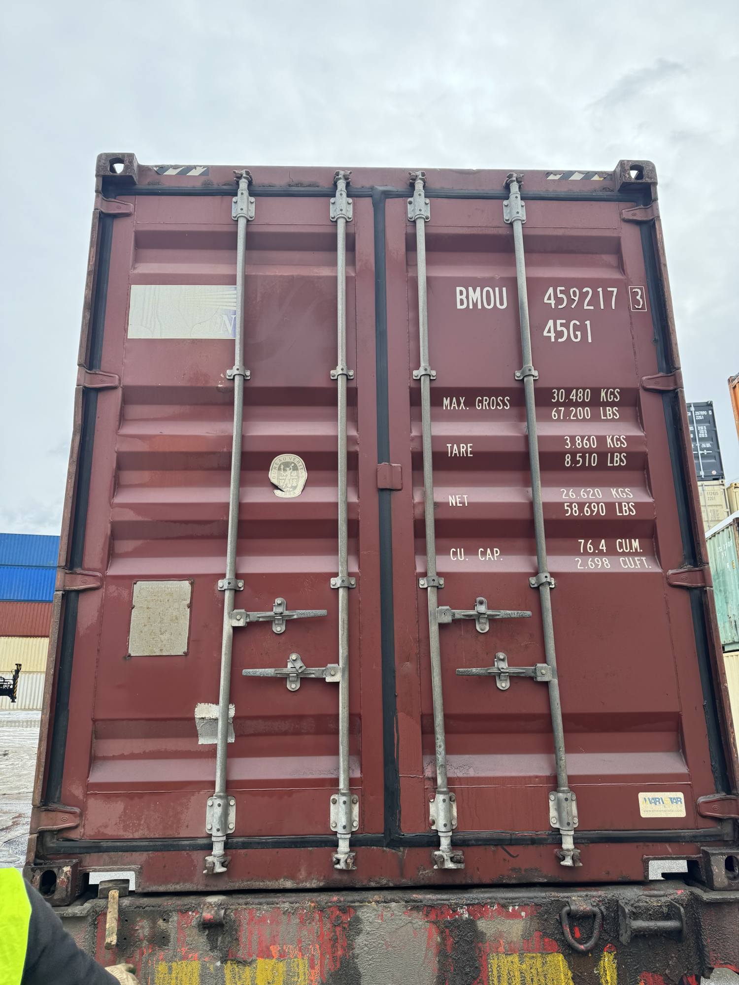 Морской контейнер BMOU4592173