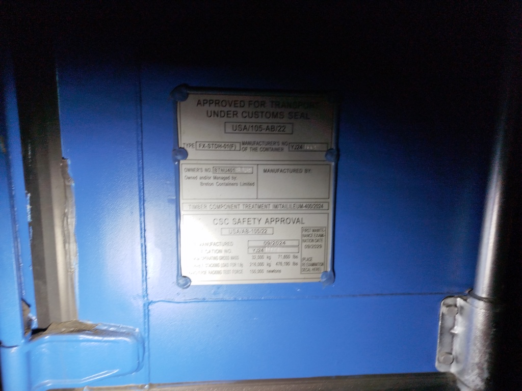 Морской контейнер BTNU4018138