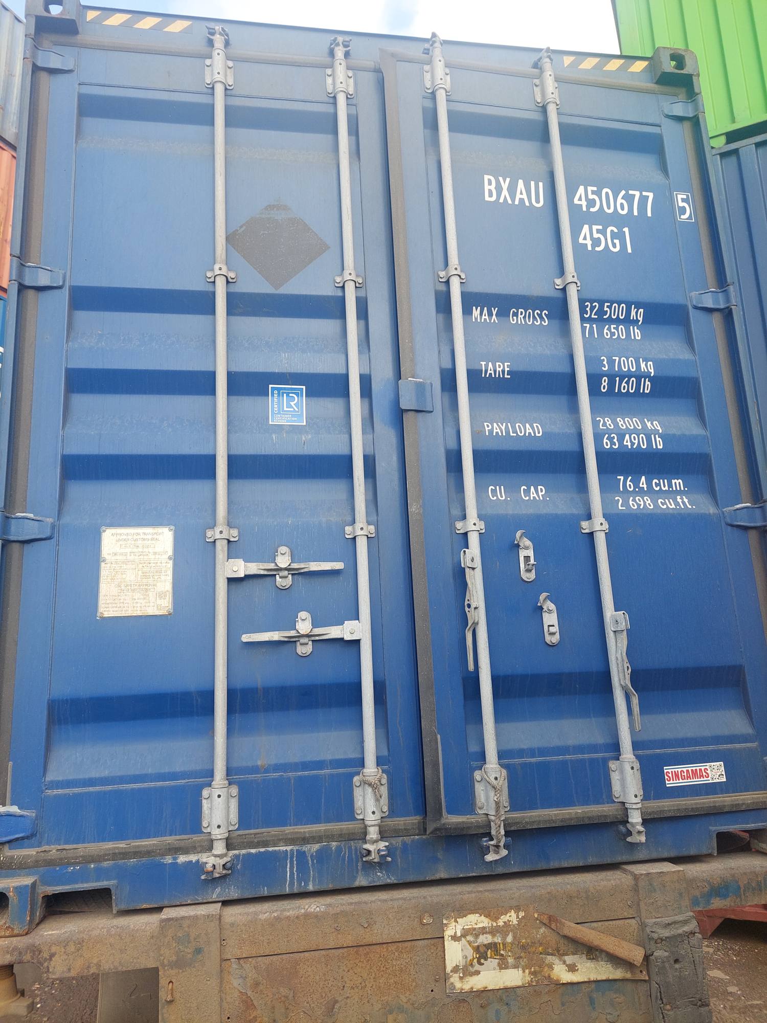 Морской контейнер BXAU4506775