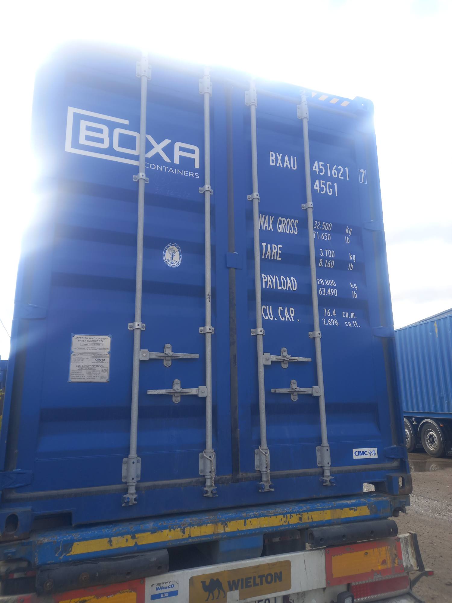 Морской контейнер BXAU4516217