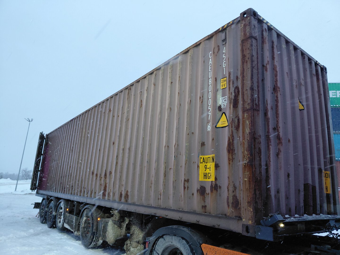 Морской контейнер CAEU8000576