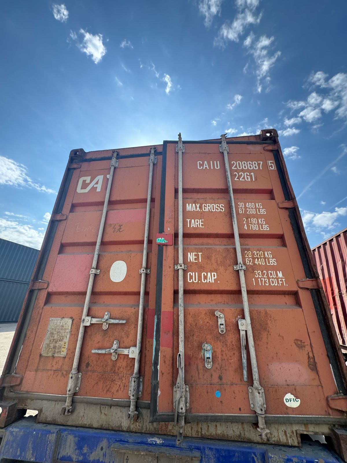 Морской контейнер CAIU2086875