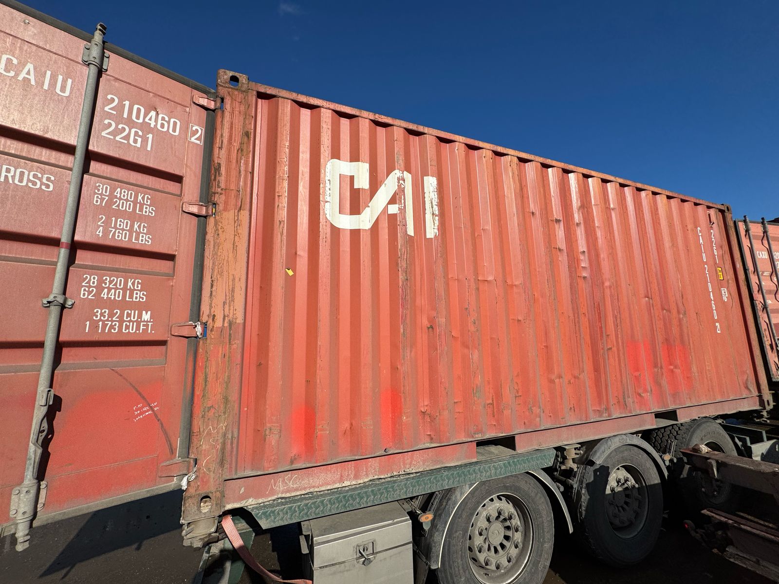 Морской контейнер CAIU2104602