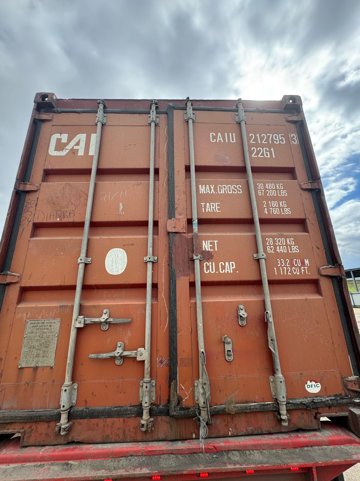 Морской контейнер CAIU2127953