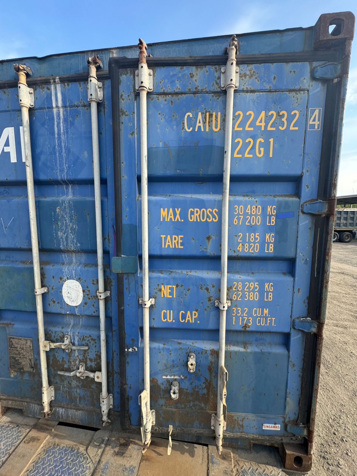 Морской контейнер CAIU2242324