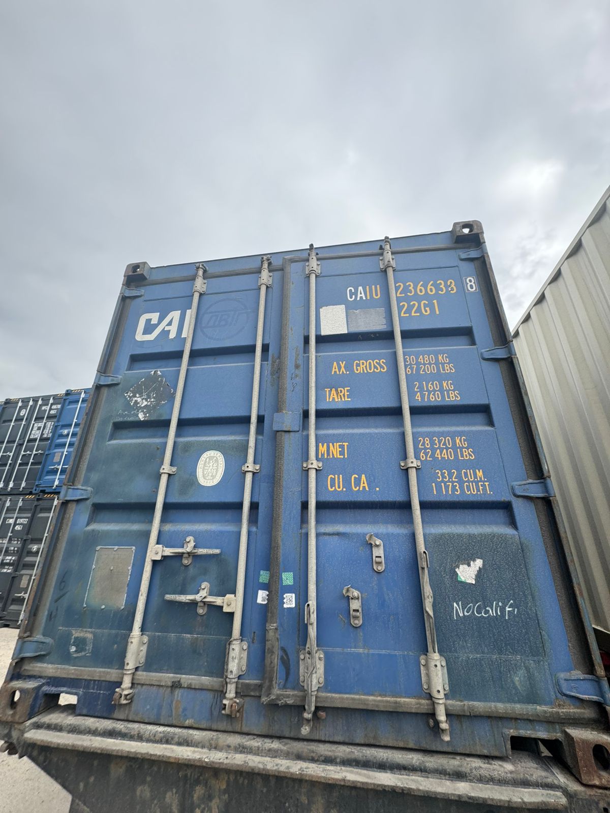 Морской контейнер CAIU2366388