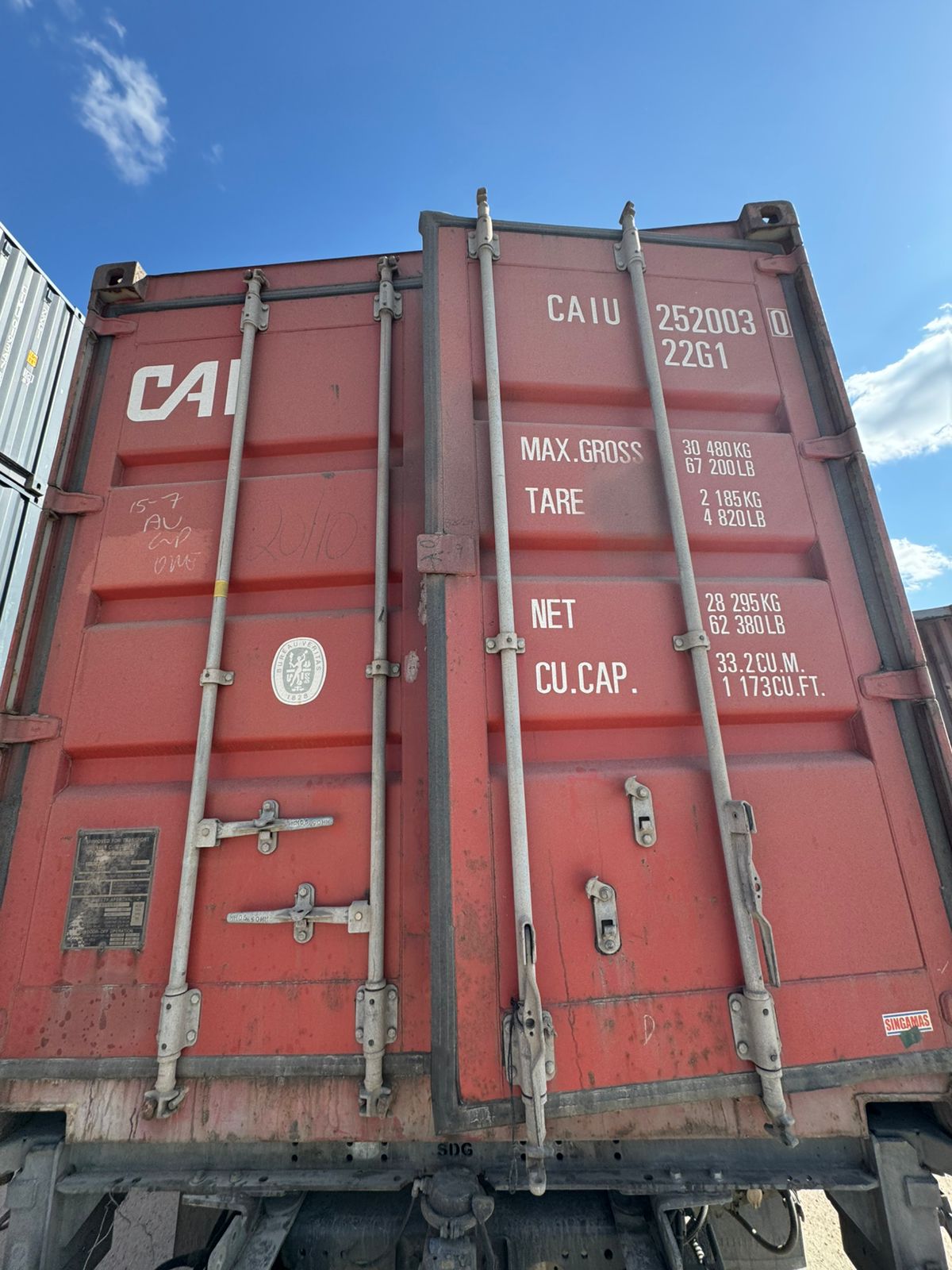 Морской контейнер CAIU2520030