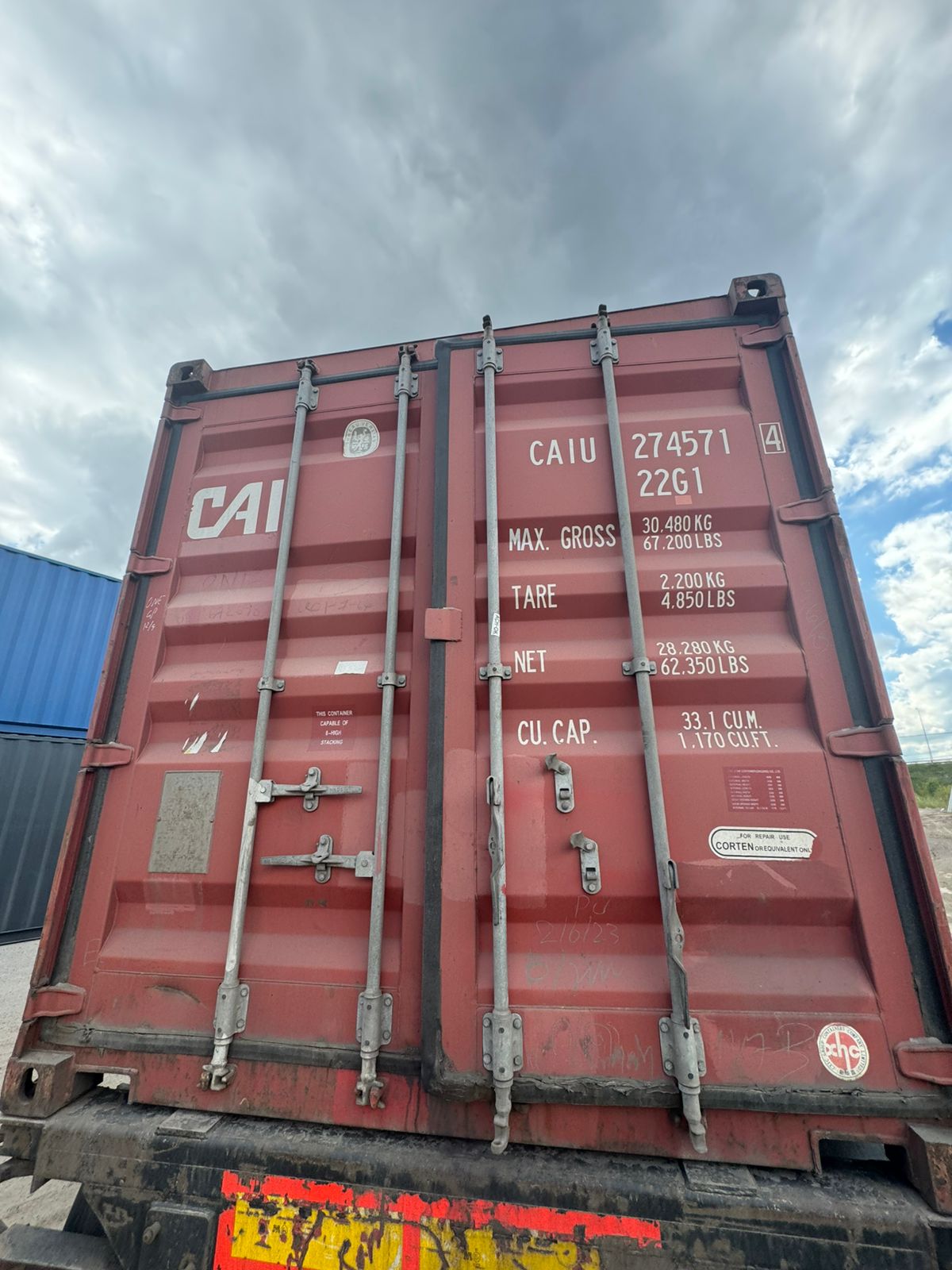 Морской контейнер CAIU2745714