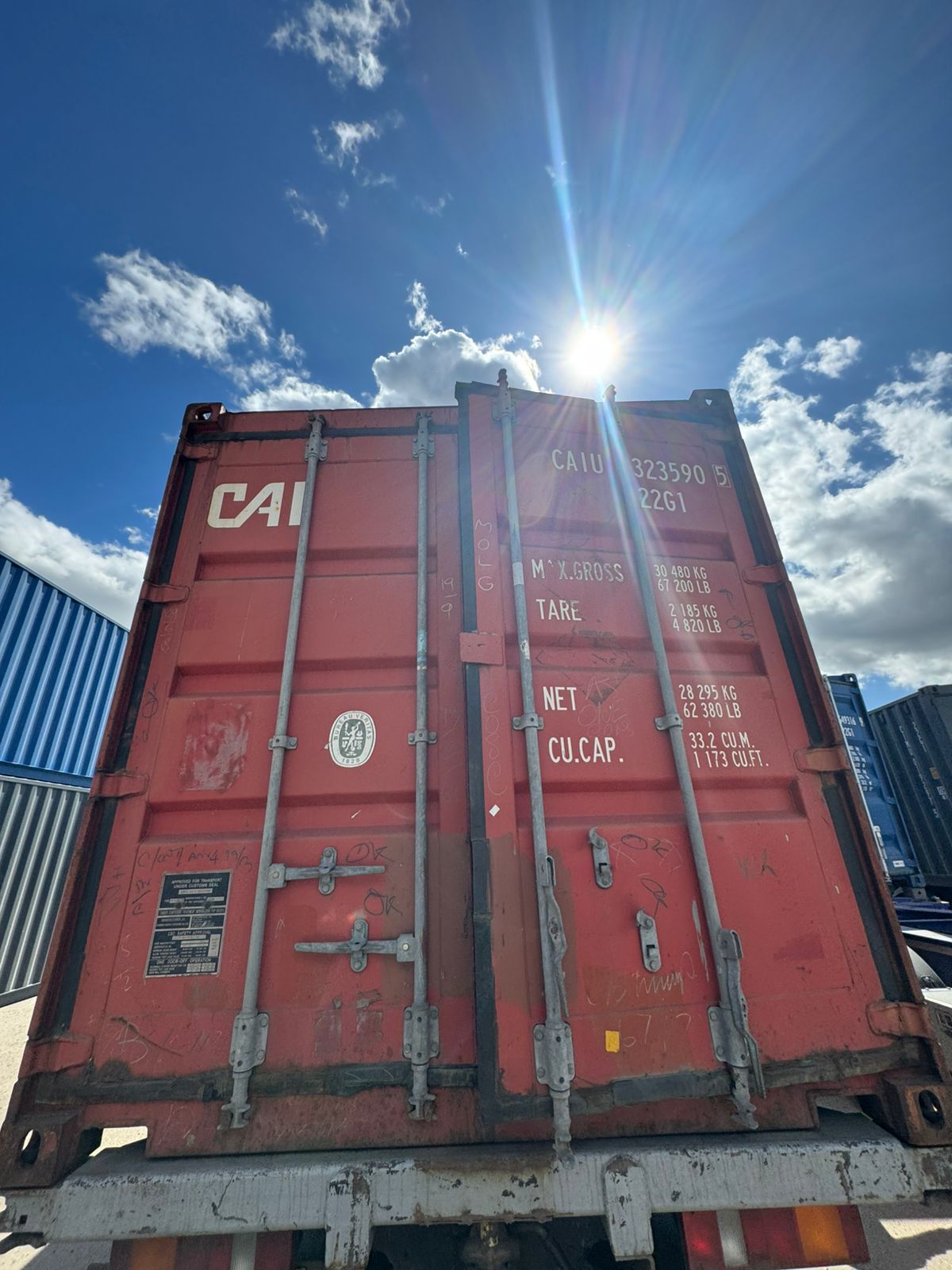 Морской контейнер CAIU3235905