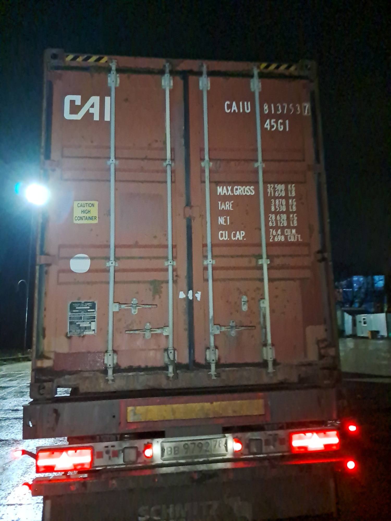 Морской контейнер CAIU8137537
