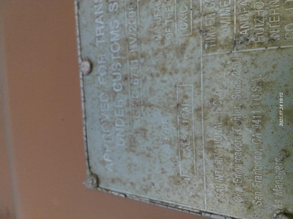 Морской контейнер CAIU8159454