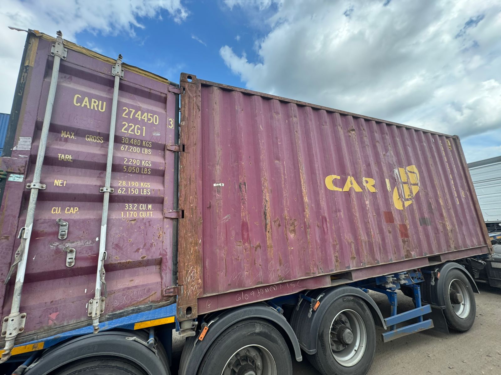 Морской контейнер CARU2744503