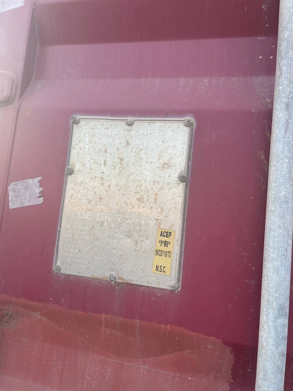 Морской контейнер CARU3665116