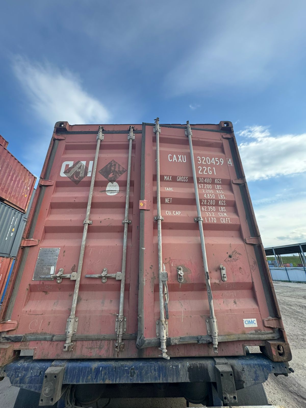 Морской контейнер CAXU3204594
