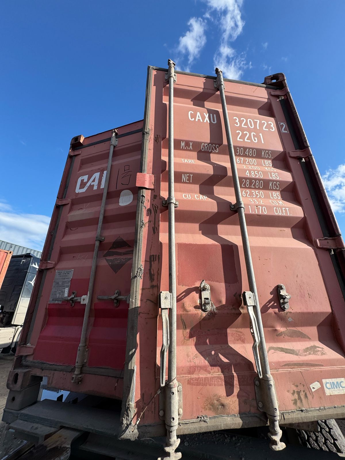 Морской контейнер CAXU3207232