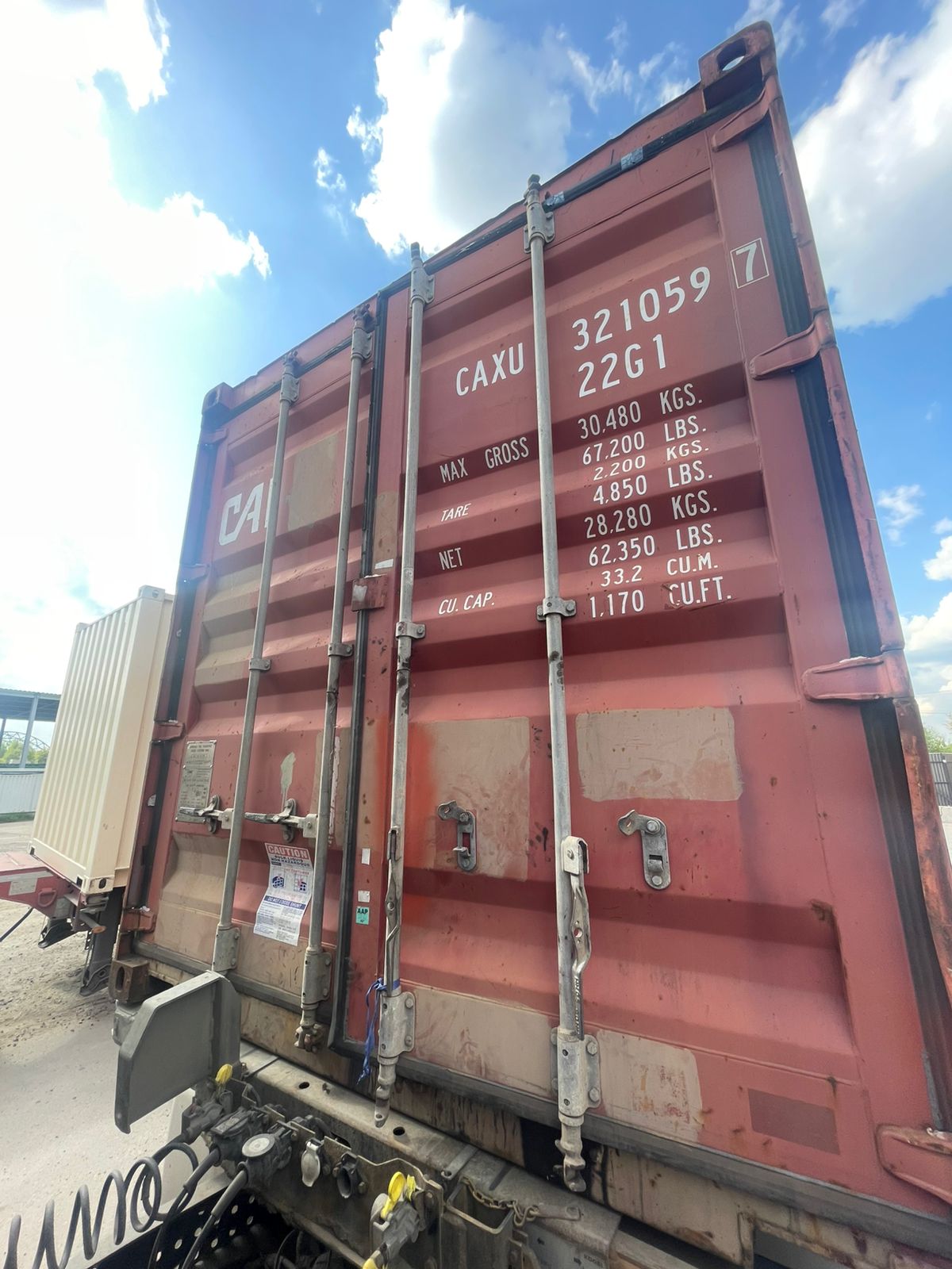 Морской контейнер CAXU3210597