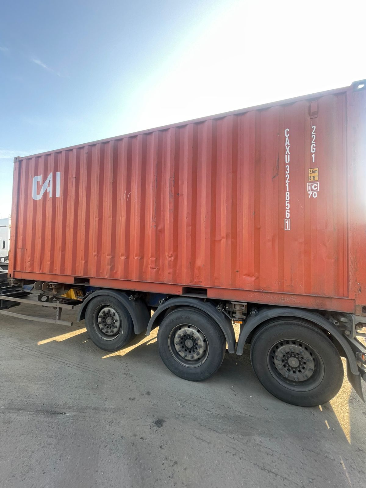 Морской контейнер CAXU3218561