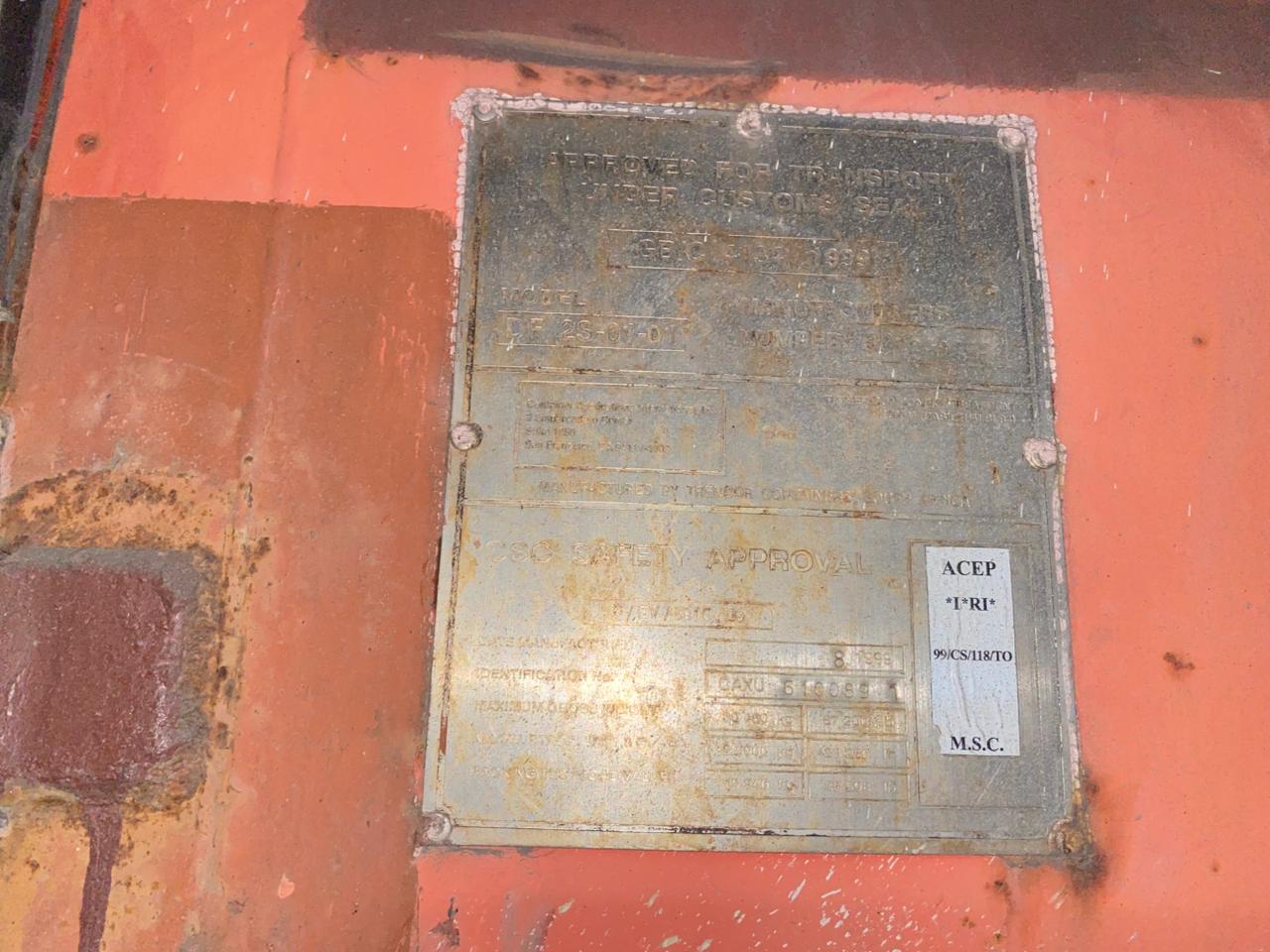 Морской контейнер CAXU6100891