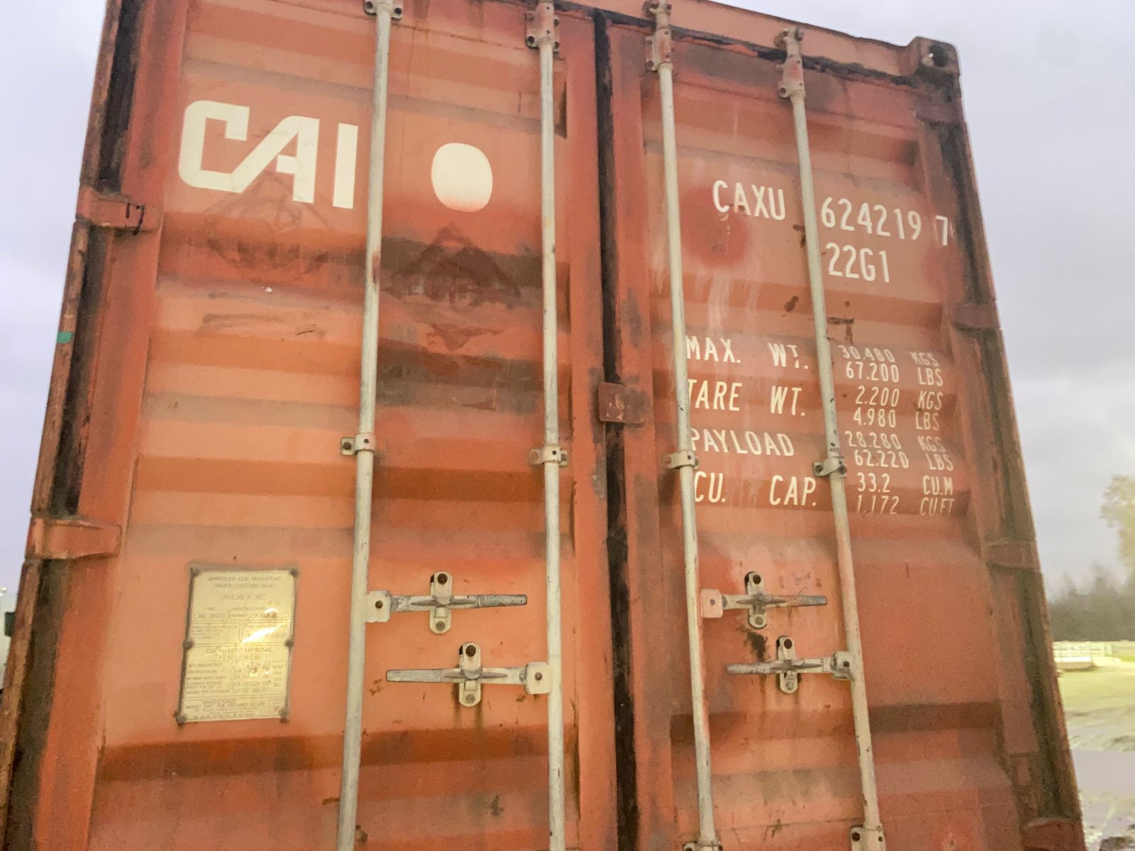 Морской контейнер CAXU6242197