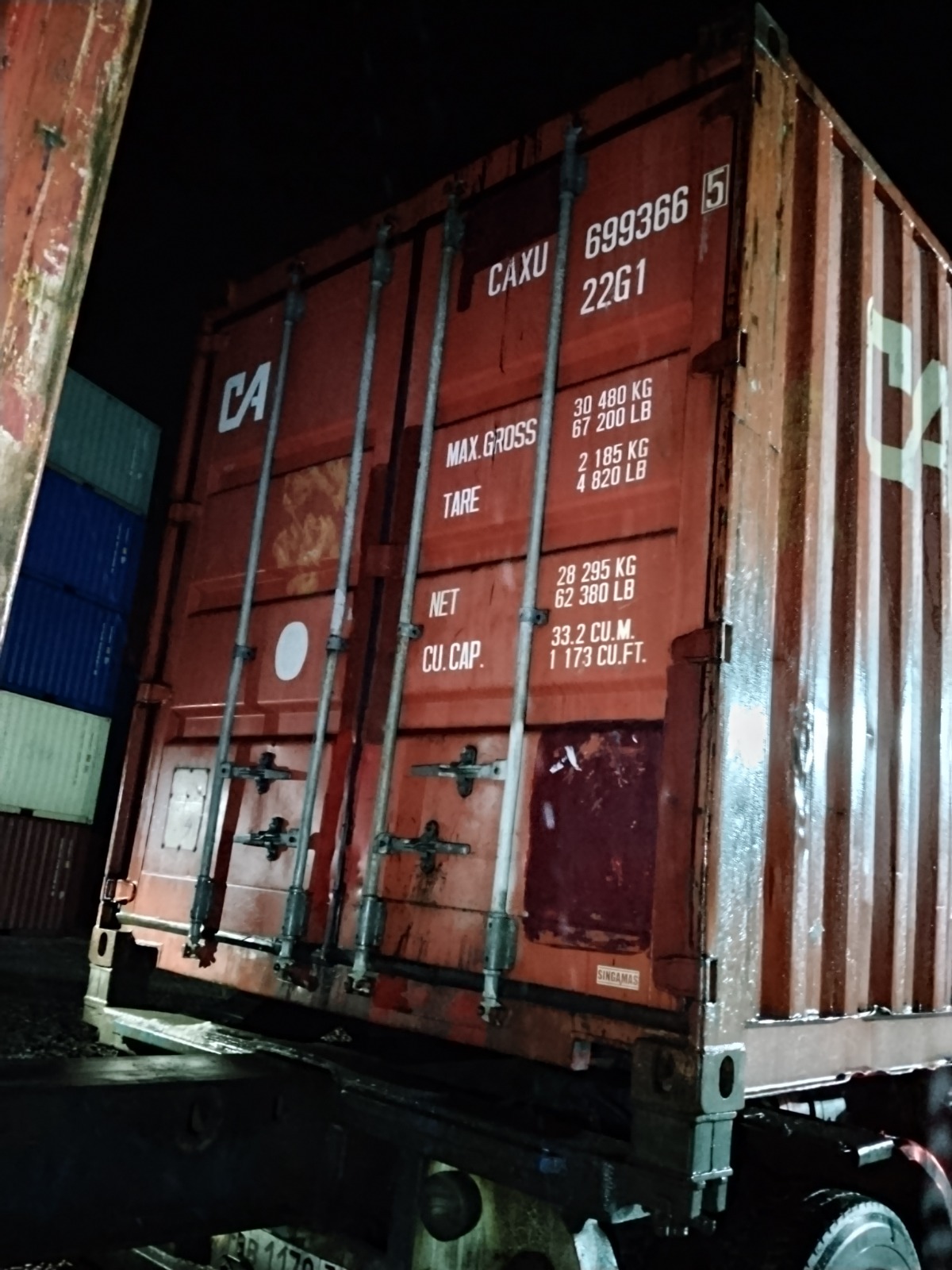 Морской контейнер CAXU6993665