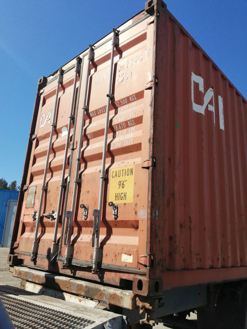 Морской контейнер CAXU8176767