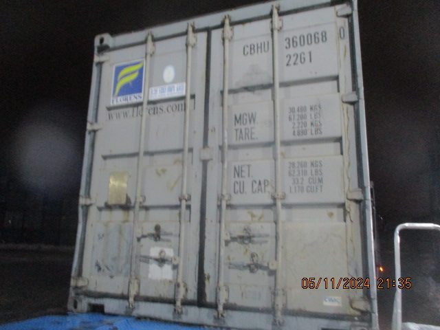 Морской контейнер CBHU3600680