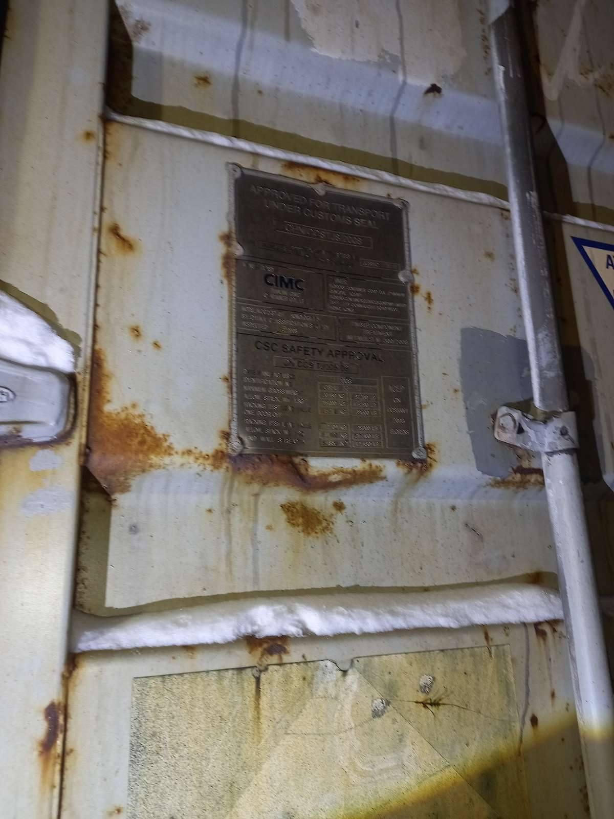 Морской контейнер CBHU5897109