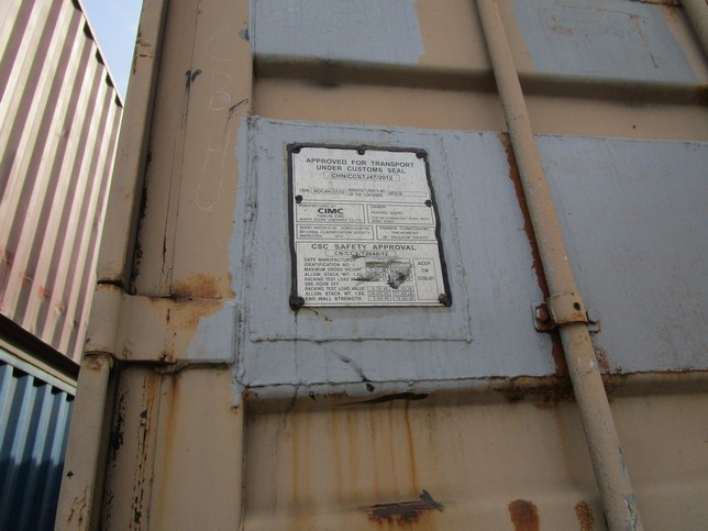 Морской контейнер CBHU6486720