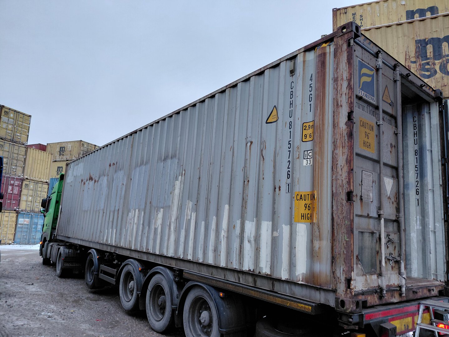 Морской контейнер CBHU8157261