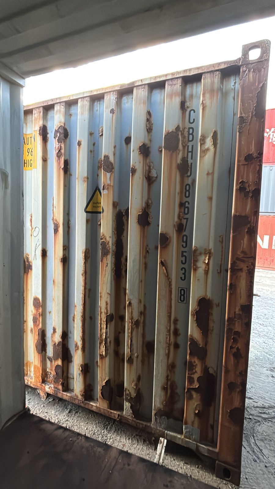 Морской контейнер CBHU8679538