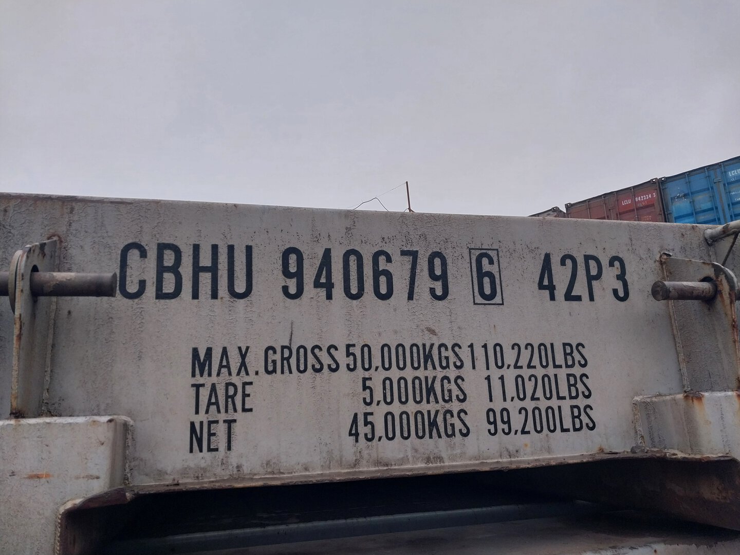 Морской контейнер CBHU9406796