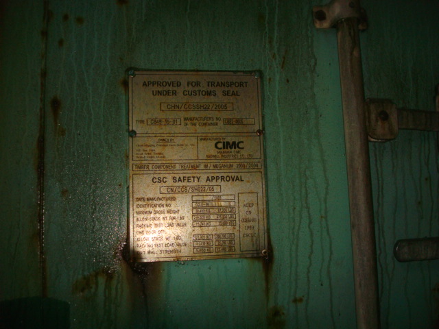 Морской контейнер CCLU6679945