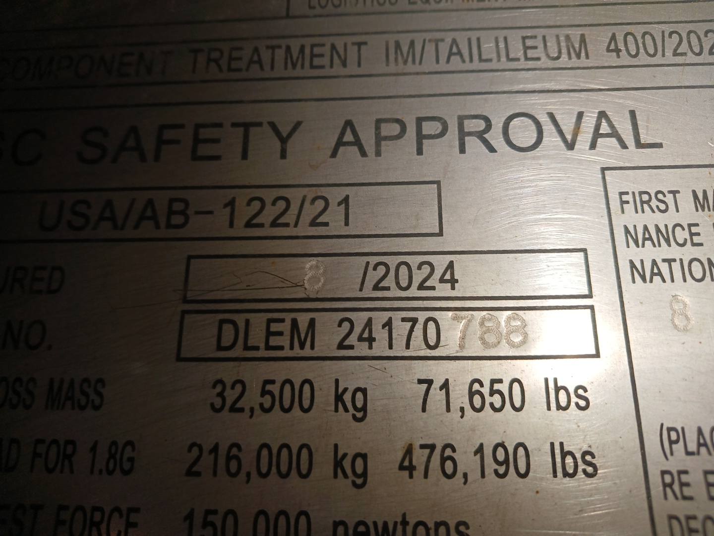 Морской контейнер CICU3098767