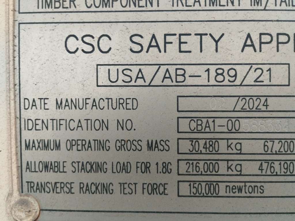 Морской контейнер CICU6043201