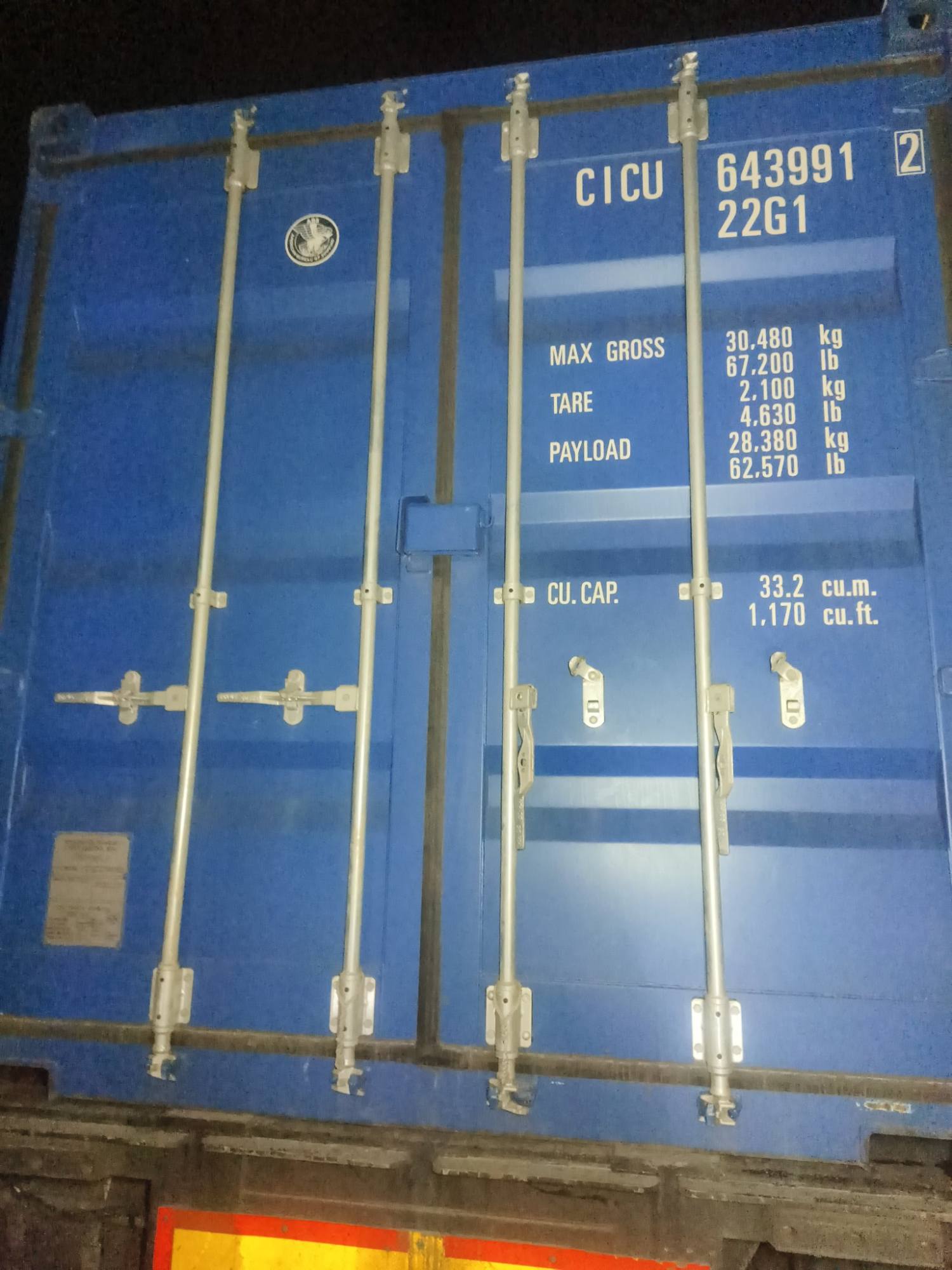 Морской контейнер CICU6439912